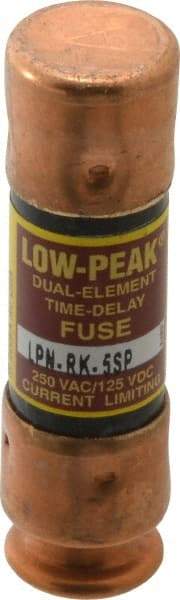 Cooper Bussmann - 125 VDC, 250 VAC, 5 Amp, Time Delay General Purpose Fuse - Fuse Holder Mount, 50.8mm OAL, 100 at DC, 300 at AC (RMS) kA Rating, 9/16" Diam - Eagle Tool & Supply