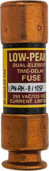 Cooper Bussmann - 125 VDC, 250 VAC, 0.8 Amp, Time Delay General Purpose Fuse - Fuse Holder Mount, 50.8mm OAL, 100 at DC, 300 at AC (RMS) kA Rating, 9/16" Diam - Eagle Tool & Supply