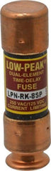 Cooper Bussmann - 125 VDC, 250 VAC, 8 Amp, Time Delay General Purpose Fuse - Fuse Holder Mount, 50.8mm OAL, 100 at DC, 300 at AC (RMS) kA Rating, 9/16" Diam - Eagle Tool & Supply