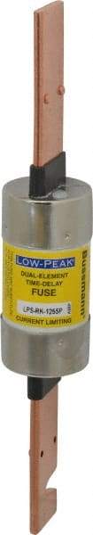 Cooper Bussmann - 300 VDC, 600 VAC, 125 Amp, Time Delay General Purpose Fuse - Bolt-on Mount, 9-5/8" OAL, 100 at DC, 300 at AC (RMS) kA Rating, 1.61" Diam - Eagle Tool & Supply