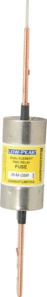 Cooper Bussmann - 300 VDC, 600 VAC, 150 Amp, Time Delay General Purpose Fuse - Bolt-on Mount, 9-5/8" OAL, 100 at DC, 300 at AC (RMS) kA Rating, 1.61" Diam - Eagle Tool & Supply