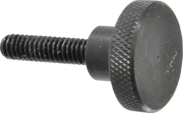 Gibraltar - 1/4-20 Knurled Shoulder Grade C-12L14 Steel Thumb Screw - Eagle Tool & Supply