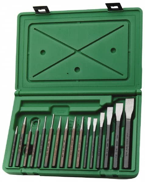 SK - 16 Piece Punch & Chisel Set - Eagle Tool & Supply