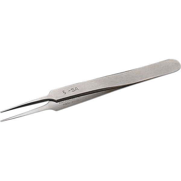 Erem - Tweezers Type: Fine Point Pattern: Staight - Eagle Tool & Supply