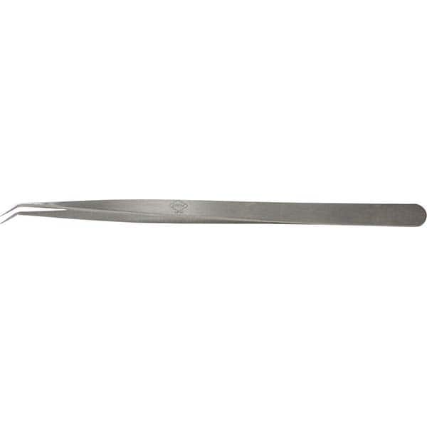 Erem - Tweezers Type: Fine Point Pattern: Curved - Eagle Tool & Supply