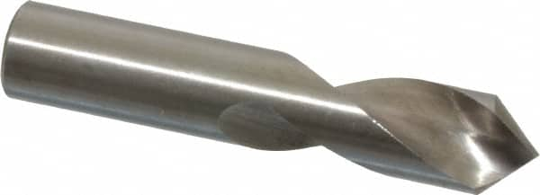 Interstate - 3/8" Body Diam, 90°, 2" OAL, High Speed Steel Spotting Drill - Eagle Tool & Supply