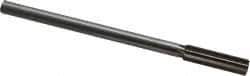 Interstate - 0.541" High Speed Steel Chucking Reamer - Straight Flute, 0.4355" Straight Shank, 2" Flute Length, 8" OAL - Eagle Tool & Supply