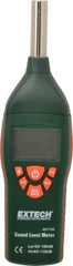 Extech - A and C Frequency Weight, LCD Display Sound Meter - 65 to 130 Decibels - Eagle Tool & Supply