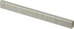 Porter-Cable - 1/2" Long x 1/4" Wide, 18 Gauge Narrow Crown Construction Staple - Grade 2 Steel, Galvanized Finish - Eagle Tool & Supply