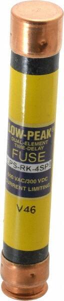 Cooper Bussmann - 300 VDC, 600 VAC, 4 Amp, Time Delay General Purpose Fuse - Fuse Holder Mount, 127mm OAL, 100 at DC, 300 at AC (RMS) kA Rating, 13/16" Diam - Eagle Tool & Supply