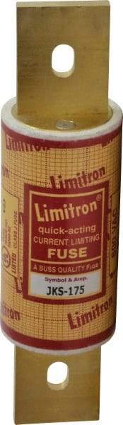 Cooper Bussmann - 600 VAC, 175 Amp, Fast-Acting General Purpose Fuse - Bolt-on Mount, 5-3/4" OAL, 200 (RMS) kA Rating, 1-5/8" Diam - Eagle Tool & Supply