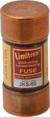 Cooper Bussmann - 600 VAC, 60 Amp, Fast-Acting General Purpose Fuse - Fuse Holder Mount, 2-3/8" OAL, 200 (RMS) kA Rating, 1-1/16" Diam - Eagle Tool & Supply