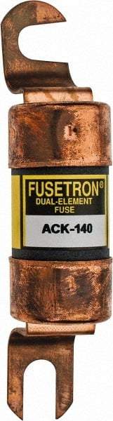 Cooper Bussmann - 140 Amp Time Delay Fast-Acting Forklift & Truck Fuse - 72VAC, 72VDC, 4.72" Long x 1" Wide, Littelfuse CCK140, Bussman ACK-140, Ferraz Shawmut ACK140 - Eagle Tool & Supply