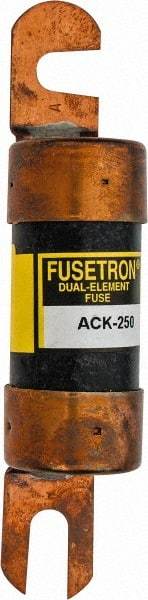 Cooper Bussmann - 250 Amp Time Delay Fast-Acting Forklift & Truck Fuse - 80VAC, 80VDC, 4.71" Long x 1" Wide, Littelfuse CCK250, Bussman ACK-250, Ferraz Shawmut ACK250 - Eagle Tool & Supply