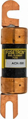 Cooper Bussmann - 300 Amp Time Delay Fast-Acting Forklift & Truck Fuse - 80VAC, 80VDC, 4.71" Long x 1" Wide, Littelfuse CCK300, Bussman ACK-300, Ferraz Shawmut ACK300 - Eagle Tool & Supply