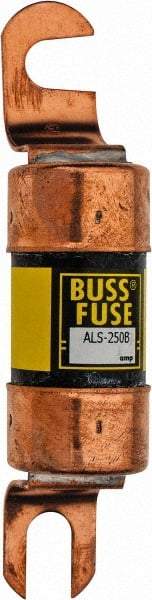 Cooper Bussmann - 250 Amp Time Delay Fast-Acting Forklift & Truck Fuse - 125VAC, 125VDC, 4.71" Long x 1" Wide, Bussman ALS-250, Ferraz Shawmut ALS250 - Eagle Tool & Supply