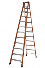 Louisville - 5 Steps, 12' High, Type IAA Rating, Fiberglass Step Ladder - Eagle Tool & Supply