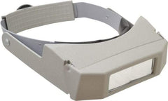 General - 2.25x Magnification, Rectangular Magnifier - Headband Mount, 8 Inch Focal Distance - Eagle Tool & Supply