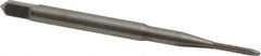 Made in USA - #0-80 UNF 2B 2 Flute Bright Finish Solid Carbide Straight Flute Standard Hand Tap - Plug, Right Hand Thread, 1-5/8" OAL, 5/16" Thread Length, H2 Limit, Oversize - Eagle Tool & Supply