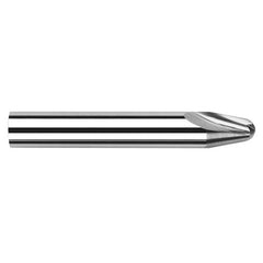 Runner Cutters - 0.0780″ (5/64) Radius × 0.1930″ Length of Cut × 20° per side Carbide Runner Cutter, 2 Flutes - Exact Industrial Supply