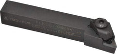 Tool-Flo - FLP..., FLKL External Left Hand Indexable Profiling Toolholder - 1/2" Shank Height x 1/2" Shank Width, 3-1/2" Long - Eagle Tool & Supply
