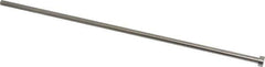 Gibraltar - 1/4" Pin Diam, 7/16" Head Diam x 3/16" Head Height, 12" OAL, Straight Ejector Pin - Steel, 11-13/16" Pin Length - Eagle Tool & Supply