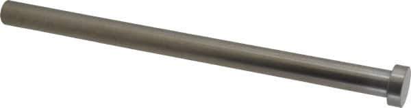 Gibraltar - 1/2" Pin Diam, 3/4" Head Diam x 1/4" Head Height, 8" OAL, Straight Ejector Pin - Steel, 7-3/4" Pin Length - Eagle Tool & Supply
