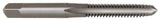 Made in USA - 1/4-20 UNC 3B 4 Flute Bright Finish Solid Carbide Straight Flute Standard Hand Tap - Plug, Right Hand Thread, 2-1/2" OAL, 1" Thread Length, H3 Limit, Oversize - Eagle Tool & Supply