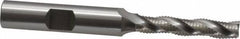 OSG - 1/4" Diam, Fine Pitch, 1-1/4" LOC, 3 Flute Cobalt Roughing Square End Mill - Uncoated, 3-1/16" OAL, 3/8" Shank Diam, Single End, 30° Helix - Eagle Tool & Supply