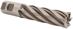 OSG - 1-1/4" Diam, Fine Pitch, 4" LOC, 6 Flute Cobalt Roughing Square End Mill - Uncoated, 6-1/2" OAL, 1-1/4" Shank Diam, Single End, 30° Helix - Eagle Tool & Supply