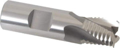 OSG - 3/4" Diam, Coarse Pitch, 3/4" LOC, 3 Flute Cobalt Roughing Square End Mill - Uncoated, 2-7/8" OAL, 3/4" Shank Diam, Single End, Centercutting, 25° Helix - Eagle Tool & Supply