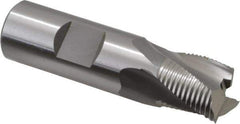 OSG - 3/4" Diam, Fine Pitch, 3/4" LOC, 3 Flute Cobalt Roughing Square End Mill - Uncoated, 2-7/8" OAL, 3/4" Shank Diam, Single End, Centercutting, 25° Helix - Eagle Tool & Supply