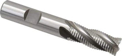 OSG - 1/2" Diam, Fine Pitch, 1-1/4" LOC, 4 Flute Cobalt Roughing Square End Mill - Uncoated, 3-1/4" OAL, 1/2" Shank Diam, Single End, Centercutting, 30° Helix - Eagle Tool & Supply