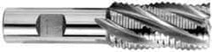 OSG - 3/4" Diam, Fine Pitch, 2-1/4" LOC, 4 Flute High Speed Steel Roughing Square End Mill - Bright Finish, 3/4" OAL, 2-1/4" Shank Diam, Single End, 30° Helix - Eagle Tool & Supply