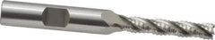 OSG - 1/4" Diam, Coarse Pitch, 1-1/4" LOC, 4 Flute Cobalt Roughing Square End Mill - Uncoated, 3-1/16" OAL, 3/8" Shank Diam, Single End, 30° Helix - Eagle Tool & Supply