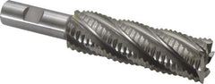 OSG - 1-1/4" Diam, Coarse Pitch, 4" LOC, 6 Flute Cobalt Roughing Square End Mill - Uncoated, 6-1/4" OAL, 3/4" Shank Diam, Single End, 30° Helix - Eagle Tool & Supply