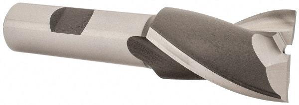 OSG - 1", 1-1/2" LOC, 5/8" Shank Diam, 3-5/8" OAL, 2 Flute, Cobalt Square End Mill - Single End, Uncoated, Spiral Flute, 30° Helix, Centercutting, Right Hand Cut, Right Hand Flute, Series 520 - Eagle Tool & Supply