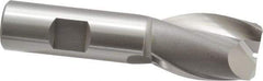 OSG - 1", 1-1/2" LOC, 3/4" Shank Diam, 3-3/4" OAL, 2 Flute, Cobalt Square End Mill - Single End, Uncoated, Spiral Flute, 30° Helix, Centercutting, Right Hand Cut, Right Hand Flute, Series 520 - Eagle Tool & Supply