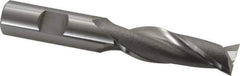 OSG - 5/8", 2" LOC, 5/8" Shank Diam, 4-1/8" OAL, 2 Flute, Cobalt Square End Mill - Single End, Uncoated, Spiral Flute, 30° Helix, Centercutting, Right Hand Cut, Right Hand Flute, Series 525 - Eagle Tool & Supply