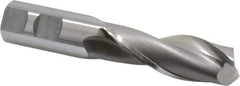 OSG - 7/8", 2-1/2" LOC, 7/8" Shank Diam, 4-3/4" OAL, 2 Flute, Cobalt Square End Mill - Single End, Uncoated, Spiral Flute, 30° Helix, Centercutting, Right Hand Cut, Right Hand Flute, Series 525 - Eagle Tool & Supply
