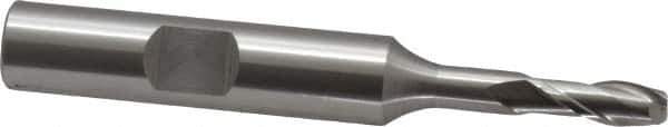 OSG - 3/16", 1/2" LOC, 3/8" Shank Diam, 2-11/16" OAL, 2 Flute, Cobalt Square End Mill - Single End, Uncoated, Spiral Flute, 30° Helix, Centercutting, Right Hand Cut, Right Hand Flute, Series 527 - Eagle Tool & Supply