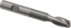 OSG - 1/2", 1" LOC, 1/2" Shank Diam, 4" OAL, 2 Flute, Cobalt Square End Mill - Single End, Uncoated, Spiral Flute, 30° Helix, Centercutting, Right Hand Cut, Right Hand Flute, Series 527 - Eagle Tool & Supply