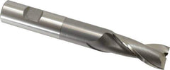 OSG - 3/4", 1-5/8" LOC, 3/4" Shank Diam, 5-3/8" OAL, 2 Flute, Cobalt Square End Mill - Single End, Uncoated, Spiral Flute, 30° Helix, Centercutting, Right Hand Cut, Right Hand Flute, Series 527 - Eagle Tool & Supply