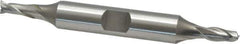 OSG - 3/16", 7/16" LOC, 3/8" Shank Diam, 3-1/8" OAL, 2 Flute, Cobalt Square End Mill - Double End, Uncoated, Spiral Flute, 30° Helix, Centercutting, Right Hand Cut, Right Hand Flute, Series 522 - Eagle Tool & Supply