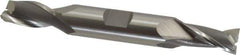 OSG - 27/64", 13/16" LOC, 1/2" Shank Diam, 3-3/4" OAL, 2 Flute, Cobalt Square End Mill - Double End, Uncoated, Spiral Flute, 30° Helix, Centercutting, Right Hand Cut, Right Hand Flute, Series 522 - Eagle Tool & Supply