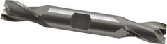 OSG - 31/64", 13/16" LOC, 1/2" Shank Diam, 3-3/4" OAL, 2 Flute, Cobalt Square End Mill - Double End, Uncoated, Spiral Flute, 30° Helix, Centercutting, Right Hand Cut, Right Hand Flute, Series 522 - Eagle Tool & Supply