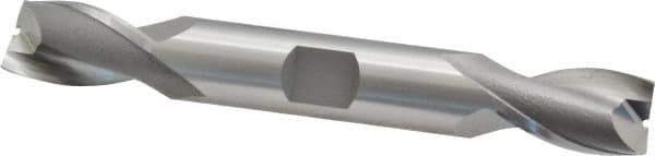 OSG - 1/2", 13/16" LOC, 1/2" Shank Diam, 3-3/4" OAL, 2 Flute, Cobalt Square End Mill - Double End, Uncoated, Spiral Flute, 30° Helix, Centercutting, Right Hand Cut, Right Hand Flute, Series 522 - Eagle Tool & Supply