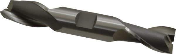 OSG - 3/4", 1-5/16" LOC, 3/4" Shank Diam, 5" OAL, 2 Flute, Cobalt Square End Mill - Double End, Uncoated, Spiral Flute, 30° Helix, Centercutting, Right Hand Cut, Right Hand Flute, Series 522 - Eagle Tool & Supply