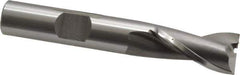 OSG - 11mm, 13/16" LOC, 3/8" Shank Diam, 2-1/2" OAL, 2 Flute, Cobalt Square End Mill - Single End, Uncoated, Spiral Flute, 30° Helix, Centercutting, Right Hand Cut, Right Hand Flute, Series 580 - Eagle Tool & Supply
