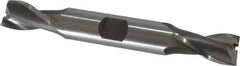 OSG - 12mm, 13/16" LOC, 1/2" Shank Diam, 3-3/4" OAL, 2 Flute, Cobalt Square End Mill - Double End, Uncoated, Spiral Flute, 30° Helix, Centercutting, Right Hand Cut, Right Hand Flute, Series 582 - Eagle Tool & Supply
